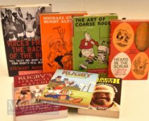 Rugby Book Selection B, Humour etc (6): S McKinney, Voices From the Back of the Bus; G Chilcott,