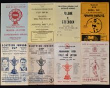 Mixed Scottish Junior Cup finals match programmes 1950 Newton Grange Star v Stoneyburn Juniors (at