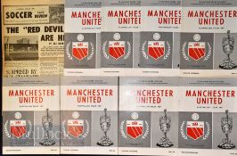 1967 Manchester Utd Australian tour match programmes to include New South Wales, Northern NSW,