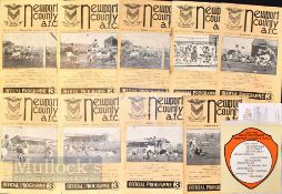 Collection of Newport County football programmes from 1955 onwards features 75+ homes, 35+ aways,