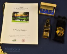 1993 Collection Ryder Cup Golf official items (3) - Gala Ball Dinner Menu at the Metropole Hotel