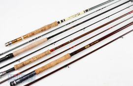 J W Martins Westerly 10ft 2 Piece Fly Rod with Patakee Morton glass 8ft 6in 2 piece fly rod, line