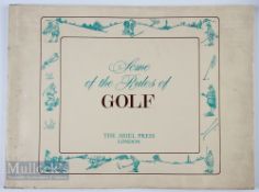 Some of the Rules of Golf 1966 Book with reproduced illustrations by Charles Crombie, The Aerial