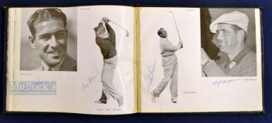 Very rare 1949 Ryder Cup Signed VIP Golf Programme and both Draw Ticket coupons - played at Ganton