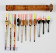 Traditional Flamed Cane Float Safe with 11 handmade floats