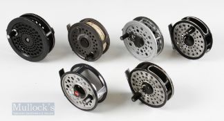 Mixed Fly Reel Selection (6) – Garcia Mitchell 756 3 ¼” reel, Daiwa 231 and 232 3 ½” reels, Leeda