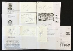 Mixed variety of International Athletics Autographs featuring Johanna Geyer-Carles 200m, Ruth Beitia