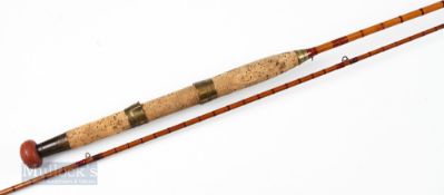 G Gibbs 10ft 2in Split Cane Fly Rod G Gibbs sold rods from the 1920s but were not manufacturers of