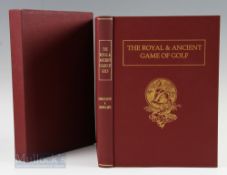 Hilton, Harold H and Smith, Garden G – ‘The Royal and Ancient Game of Golf’ reprint of the first