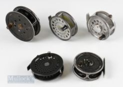 5x Unnamed Fly Reels – all run smooth showing signs of use