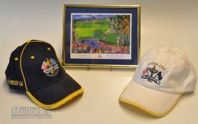 Collection of 2008 Ryder Cup Commemorative items – to incl Leroy Neiman Small Official Ryder Cup
