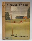 Darwin, Bernard - “A Round of Golf” publ’d 1937 with the original colour pictorial wrappers –34 full