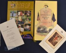 1999 European Ryder Cup Programme and Dinner Menus and Invitation (4) – for the event played The