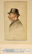 THOMAS HODGE – (b.1827 – d.1907) - St Andrews Personality water colour sketch – unattributable