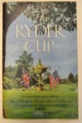 1953 Ryder Cup Programme played at Wentworth Golf Club – with only one point in the result with