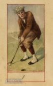 John Wallace (George Pipeshank) “A Short Putt”– rare original artwork for No 1 of Copes Golfers