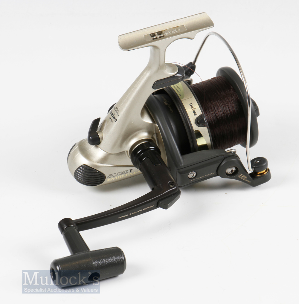 Daiwa Emblem S 5000T Silver reel MOB Runs well clean condition - Image 3 of 3
