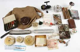 A Collection of Fishing Accessories to include, Millward line holders, Devon Minnow’s, Spiral