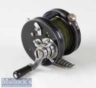 Hardy Bros England ‘HJS’ (Jock Scott) salmon light casting multiplier reel with chrome ribbed