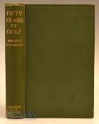 Hutchinson, Horace G - “Fifty Years of Golf” 1st ed 1919 publ’d by Country Life of London, in