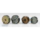 3x Olympic Japan Fly Reels – 2x 4340 3 ¾” with rim tensioners, one in green the other in black / - Image 1 of 2