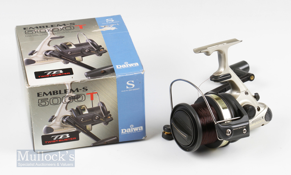 Daiwa Emblem S 5000T Silver reel MOB Runs well clean condition