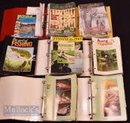 The Art of Fishing Magazines and Binders 5 ring bound volumes, binders do have wear / crease