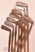 10x various blade putters features Munro Prestwick flange sole, Thomas Royal Blackheath 55 putting