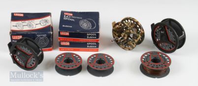 2x Leeda LC Series Fly Reels – 3 ½” LC 100 with spare spool and LC 60 3 ¼” with box and 2 boxed