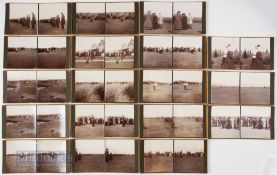 Large Collection of early 1900s Ladies Amateur Golf Championship Stereo View Real Photograph