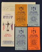 1983 Ryder Cup Tickets and Draw Sheet (6) – to incl tickets for the Opening Ceremony, Practice Day