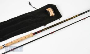 Bruce and Walker England Hand Built Compound Taper Carbon Reservoir Fly Rod 10ft 2 piece, line