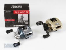 Quantum Tempo TM400C Baitcasting Reel with dynamic magnetic cast control, with original box,