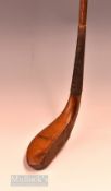 Scarce A C Brown Nairn golden fruit wood longnose play club 1888– head measures 5x 1.75” 1 1/8” deep