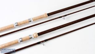 2x Old School Roger Surgay limited edition Signature Series 12ft Carp rods 2pc, ltd edition only 250