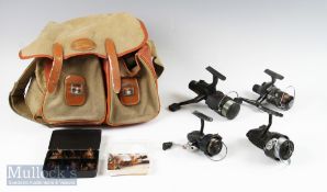 4x Mitchell Spinning Reels Mitchell Performance, Predator 200, 300L and another Garcia Mitchell,