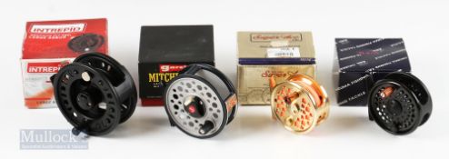 4x Fly Reels – Garcia Mitchell 756 3 3/8” reel, Intrepid LA78 3 ¾” composite reel, Shina Super Ace