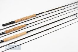 Shakespeare Aerial Hi-Modulus Carbon Fly Rod 2.10m 2 piece, line 4/5# in mcb, Leeda Quick Silver