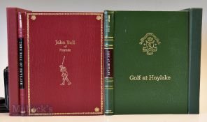 Behrend, J and Graham, J (Signed) ‘Royal Liverpool Golf Club’ 1990 – Deluxe Presentation copy no