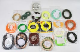 21x Mixed Fly Lines incl floating, sinking and intermediate, some in sealed bags with others