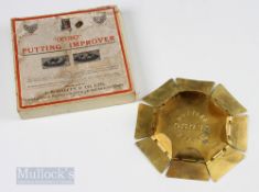 J B Halley & Co Ltd London “Ocobo” Putting Improver” practice aid – in makers original box c/w