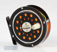 Pfleuger Medalist 1494 AH 3 3/8” fly reel fixed check with rim regulator good clean used condition.