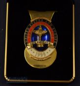 Scarce 1999 Ryder Cup gold plated and enamel money clip given to players and officials - played at