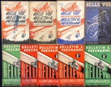 1936-39 Belle Vue Speedway Programme selection features 36 v Hackney Wick, 36 Evening Chronicle