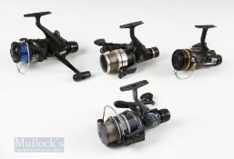 4x Spinning Reels – Browning Advance Brass Shaft System, Regal-X 4050 BRT, Shakespeare Zen 1000