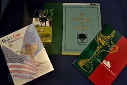 Collection of 1995 Ryder Cup Oak Hill Commemorative Items (3) – Gala Dinner Menu held in Rochester