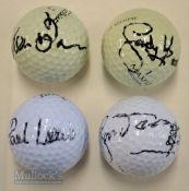 4x Scottish Ryder Cup and Major Winners signed golf balls - Sandy Lyle (Open Champion ’85 and