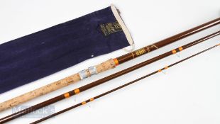 Hardy Matchmaker Course Rod 13ft 3 piece with 25” handle, with sliding reel seat with red agate butt