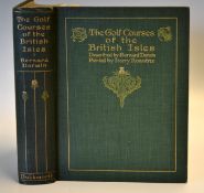 Darwin, Bernard - “The Golf Courses of the British Isles” 1st ed 1910 with 64 illustrations by Harry
