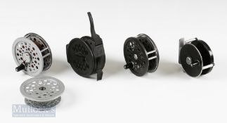 Shakespeare Super Condex 3 ½” Fly Reel with original pouch, together with Shakespeare Speedex 3 ½”